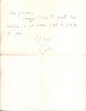 ANNUNZIO Gabriele d' - Autograph Letter Signed to his mistress