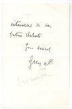 GREY Edward Lord Grey of Fallodon - two autograph letters signed 1925 and 1930