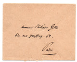 RODENBACH Georges - Autograph Letter Signed 1891 thanks for a review of his poem