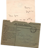 BADEN-POWELL, Baden - Fourteen Letters from a Censor to a friend 1914-16
