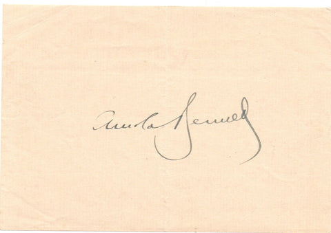 BENNETT Arnold - signature