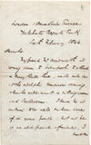 DICKENS Charles - ALS 1844 recommending Mr. Ainsworth to his favourite hotelier