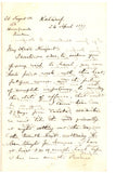 GORDON General Charles George - Autograph Letter Signed 1877 describing his travels in Sudan