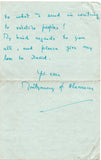 MONTGOMERY Bernard Law - Autograph Letter Signed 1951 concerning a disagreement in Italy