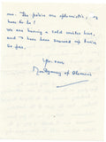 MONTGOMERY Bernard Law - ALS 1967 describing the burglary at his home