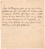 VERHAEREN Emile - Autograph notes and verse for the Université des Annales