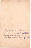 VERHAEREN Emile - Autograph notes and verse for the Université des Annales