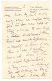 ASQUITH Margot - Autograph Letter Signed 1924 giving her views on statues and Liberals v. Tories