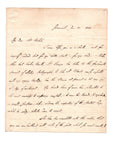 BURNEY Charles Parr - Autograph Letter Signed 1825 seeking autographs for his wife's collection