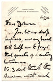 DUNSANY, Edward Plunkett, Lord - ALS 1937 discussing English artist Herry Perry