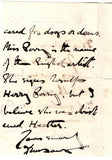 DUNSANY, Edward Plunkett, Lord - ALS 1937 discussing English artist Herry Perry