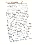 HUXLEY Aldous - Autograph Letter Signed 1959 regarding an adaptation of The Gioconda Smile