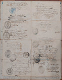 PASSPORT 1841 - French Passport for engraver Ferdinand Delannoy