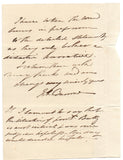 BARROW Sir John - Autograph Letter Signed 1821 regarding an address