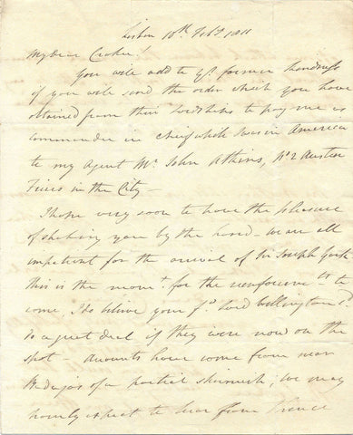 BERESFORD Sir John - Autograph Letter Signed 1811 regarding a skirmish