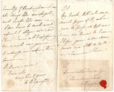 BLESSINGTON Countess of - Autograph Letter Signed 1835 to a poet