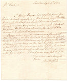 CHESTERFIELD Philip Stanhope Earl of - Autograph Letter Signed 1771 giving permission to fish