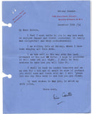 COATES Eric - Two Typed Letters Signed 1934 regarding a new work