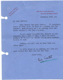 COATES Eric - Two Typed Letters Signed 1934 regarding a new work