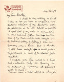 CRANE Walter - Autograph Letter Signed 1907 regarding works for an exhibition