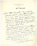 EPSTEIN Sir Jacob - Two Autograph Letters Signed about his work