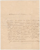GERARD Baron - Autograph Letter Signed 1828 recommending a German painter