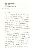 GRIGSON Geoffrey - Two letters enquiring about Rowlandson drawings
