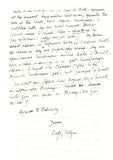 GRIGSON Geoffrey - Two letters enquiring about Rowlandson drawings