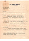HEARST William Randolph - three Letters Signed 1932-34 one giving an account of a California earthquake