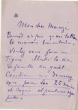 HELLEU Paul-Cesar - Autograph Letter Signed to his art dealer