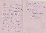 HELLEU Paul-Cesar - Autograph Letter Signed to his art dealer