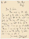 LAMBERT Constant - Two Autograph Letters Signed regarding the Ellington Society