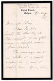 LIDDELL Henry - Autograph Letter Signed 1877 inviting Prince Leopold