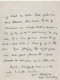 MACAULAY Rose - Autograph Letter Signed 1927 acknowledging a compliment