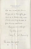 MANNING Henry Cardinal - Autograph Letter Signed 1890 about fishing in Newfoundland