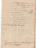 MARCHENA Jose - Autograph Letter Signed 1812