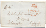 MELBOURNE William Lamb Viscount - Letter Cover Signed 1824