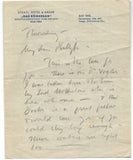 MUNNINGS Alfred - Autograph Letter Signed recommending a German spa