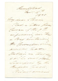 PAGET Henry - Autograph Letter Signed 1835