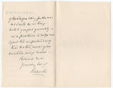 ROBERTS Lord Roberts of Kandahar - Autograph Letter Signed 1905