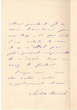 SACHER-MASOCH Leopold von - Autograph Letter Signed 1887 asking for tickets to a play