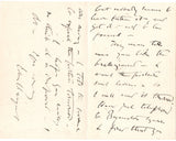 SARGENT John Singer - Autograph Letter Signed sending Miss Wagg her portrait