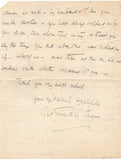 THORNDIKE Dame Sybil - Autograph Letter Signed 1926 thanking an editor for a sympathetic article